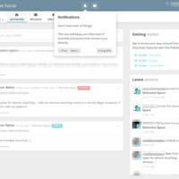 Darknet Social | Dashboard Tour - Notifications